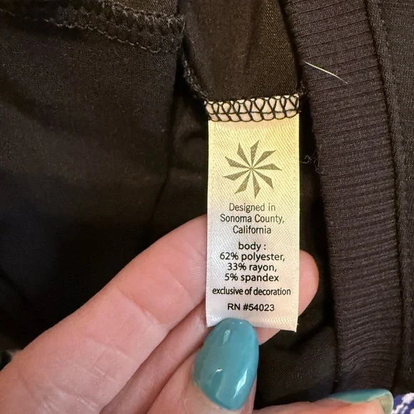 Athleta Black Topanga Tee Shirt Dress - Size Small - Picture 8 of 8